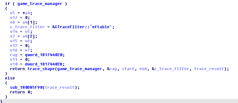 Trace Filter